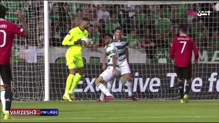 گل نکردن دروازه خالی توسط رونالدو مقابل اومونیا!