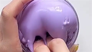 اسلایم جدید کیوت::اسلایم جدید بنفش کیوت::اسلایم توپکی کیوت::اموزش ساخت اسلایم