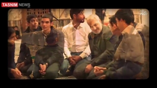 تصاویر منتشر نشده‌ای از دیدار حاج‌قاسم با جوانان