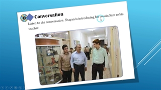 مکالمه درس اول زبان هشتم