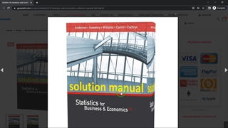 Statistics for business and economics 13th edition Anderson solutions manual & test bank pdf