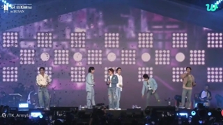 اجرای boy with love , butter , dynamite کنسرت بوسان 2022