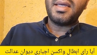 صحبت های پیمان روشن ضمیر درمورد نکات حقوقی رای دیوان عدالت