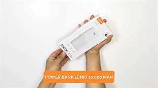 جعبه گشایی پاور بانک اورجینال الدینیو مدل PR1009 (فروشگاه سوکت)