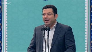 سخنان سید محمد نوید قریشی - مهندسی هوافضا - محضر رهبر معظم انقلاب