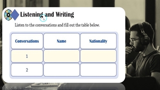 Listening lesson 1 grade 8