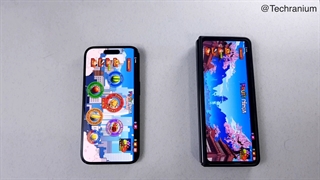 مقایسه و تست سرعت گوشی iPhone 14 pro vs. Z Fold 4