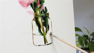 Alp_ flower oil painting 2