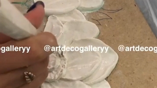 تابلو تکسچر طرح گل