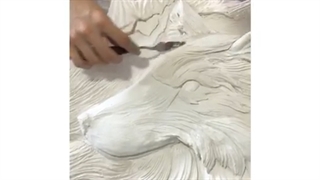 گچبری طرح گرگ