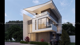 طراحی ویلای دوبلکس در کلاردشت | شاهنشین | modern design