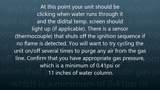 Marey Power Gas Tankless Water Heater Troubleshooting: Part 2 "Does not light "