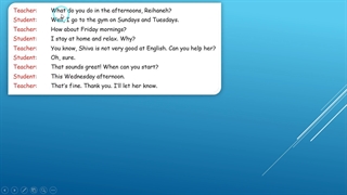 Conversation lesson 2 grade 8