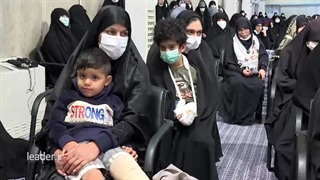 حاشیه های دیدار رهبر معظم انقلاب با دانش آموزان - آرتین دوستت داریم