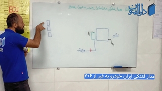 نحوه کار مدار فندکی ماشین‌های ایران خودرو بجز 206_ آموزش برق خودرو_ آموزشگاه دارالفنون