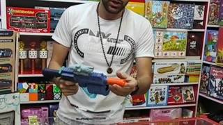 تفنگ اسباب بازی چند کاره حباب ساز مدل M416