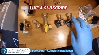 آموزش نصب پکیج و رادیاتور