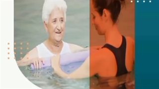 آب درمانی زانو