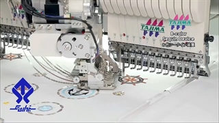 دستگاه گلدوزی تاجیما با 8 رنگ پولک