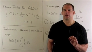 Definition of ln(x) Using Integration