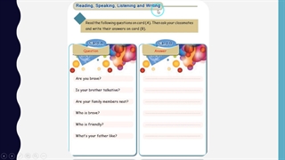 Workbook lesson 1 grade 9