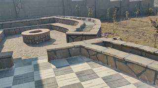 طراحی و ساخت آتشکده و سکوهای نشیمن نادری