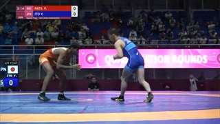 1/4 FS - 55 kg: V. PATIL (IND) v. Y. ITO (JPN)