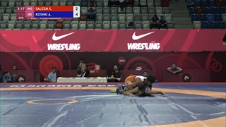Round 2 FS - 52 kg: S. SALEEM (IND) v. A. KOSHKI (IRI)