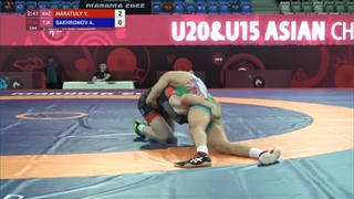 Round 3 FS - 68 kg: Y. MARATULY (KAZ) v. A. BAKHROMOV (TJK)