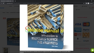 Introduction to materials science for engineers 8th edition shackelford solution manual pdf