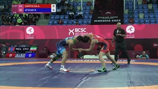 Round 2 FS - 68 kg: A. GANTULGA (MGL) v. R. AFSHAR (IRI)