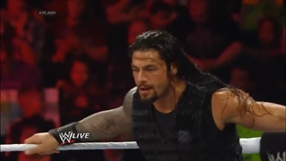 مسابقه Mark Henry vs. Roman Reigns: Raw, Feb. 17, 2014