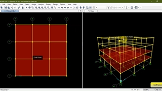 11-Replicate area in Z in sap2000