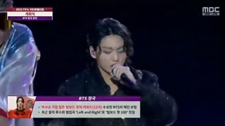 اجرای جونگ کوک در جام جهانی✓