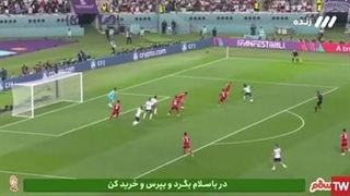 گل چهارم انگلیس به ایران در جام جهانی قطر:\