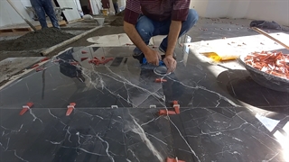 تنظیم اسلب 120*120 با ویبره