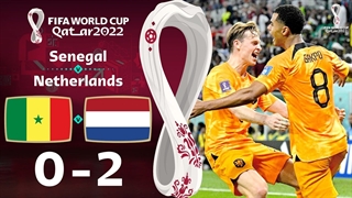 خلاصه بازی هلند 2-0 سنگال ( جام جهانی 2022 قطر )