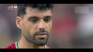 گل دوم تیم ملی فوتبال ایران مقابل انگلیس توسط مهدی طارمی از روی نقطه پنالتی