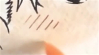 نقاشی قشنگی از لحظه بوس کردن رن