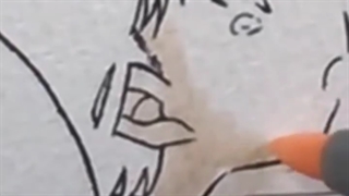 نقاشی قشنگی از اولین دیدار شینیچی و ران