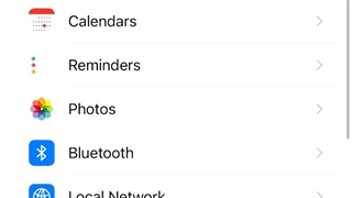 مدیریت تنظیمات اجازه دسترسی برنامه‌ها در آیفون