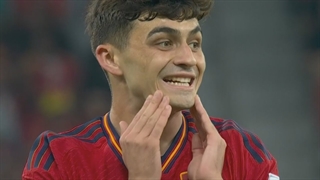 عملکرد پدری در اولین بازی جام جهانی قطر ( اسپانیا 7-0 کاستاریکا )