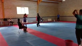 ابوالفضل عزیزی کیک بوکس