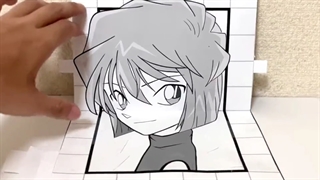 کاردستی زیبایی از هایبارا آی (میانو شیهو) و ادوگاوا کونان (کودو شینچی)