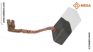 تعمیر سنباده گرد لرزان دیوالت DEWALT با تعویض ذغال صنعتی کربنی مگا MEGA آلمان