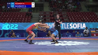 12 FS - 57 kg H KAZANZHY (UKR) v M BAZARBAYEV (KAZ)