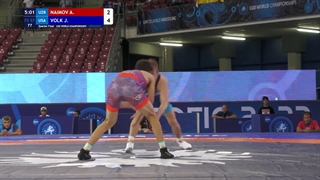 14 FS - 57 kg A NAIMOV (UZB) v J VOLK (USA)