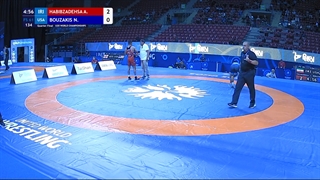 14 FS - 61 kg A HABIBZADEHSA (IRI) v N BOUZAKIS (USA)