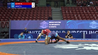 14 FS - 61 kg M ALIYEV (KAZ) v K MOHIT (IND)
