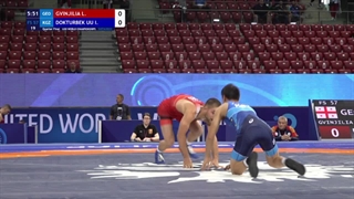 14 FS - 57 kg L GVINJILIA (GEO) v I DOKTURBEK UU (KGZ)